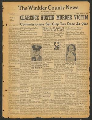 The Winkler County News (Kermit, Tex.), Vol. 3, No. 31, Ed. 1 Friday, October 21, 1938
