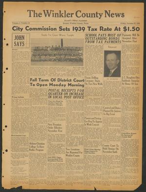 The Winkler County News (Kermit, Tex.), Vol. 4, No. 32, Ed. 1 Friday, October 27, 1939