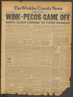 The Winkler County News (Kermit, Tex.), Vol. 4, No. 37, Ed. 1 Thursday, November 30, 1939