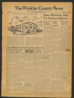 Primary view of object titled 'The Winkler County News (Kermit, Tex.), Vol. 8, No. 51, Ed. 1 Friday, March 2, 1945'.