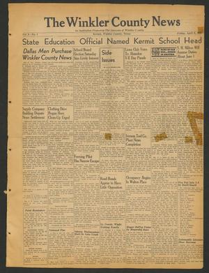 The Winkler County News (Kermit, Tex.), Vol. 9, No. 4, Ed. 1 Friday, April 6, 1945