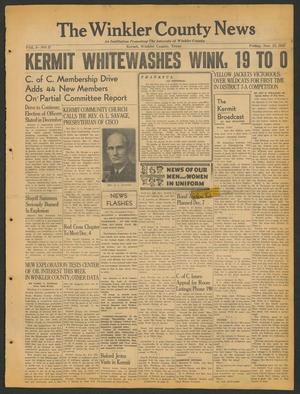 Primary view of object titled 'The Winkler County News (Kermit, Tex.), Vol. 9, No. 37, Ed. 1 Friday, November 23, 1945'.