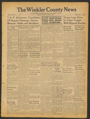 The Winkler County News (Kermit, Tex.), Vol. 9, No. 39, Ed. 1 Friday, December 7, 1945
