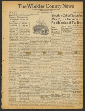 The Winkler County News (Kermit, Tex.), Vol. 10, No. 6, Ed. 1 Friday, April 19, 1946