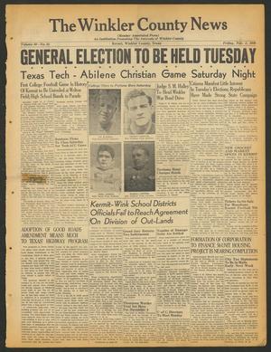 The Winkler County News (Kermit, Tex.), Vol. 10, No. 34, Ed. 1 Friday, November 1, 1946