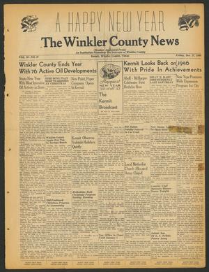The Winkler County News (Kermit, Tex.), Vol. 10, No. 42, Ed. 1 Friday, December 27, 1946