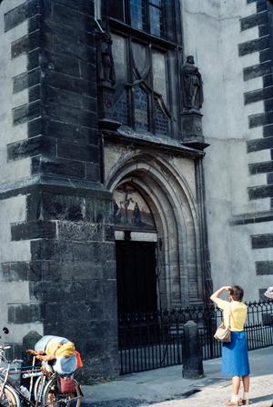 [Entrance to the Castle Church in Wittenberg, Germany]