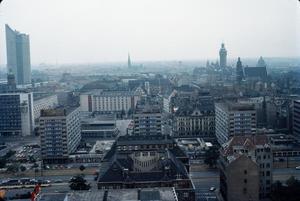 Primary view of object titled '[View From a Hotel in Leipzig]'.
