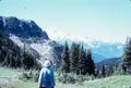 Primary view of [Evelyn Streng Looking at Glacier Peak from Cloudy Pass]