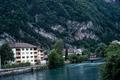 Thumbnail image of item number 1 in: '[Aare River Flowing Through Interlaken, Switzerland]'.