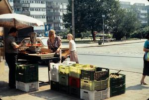 [Produce Street Vendor in Wroclaw, Poland]