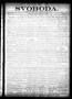 Newspaper: Svoboda. (La Grange, Tex.), Vol. 6, No. 19, Ed. 1 Thursday, May 21, 1…