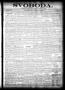 Newspaper: Svoboda. (La Grange, Tex.), Vol. 6, No. 20, Ed. 1 Thursday, May 28, 1…