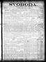 Newspaper: Svoboda. (La Grange, Tex.), Vol. 6, No. 21, Ed. 1 Thursday, June 4, 1…