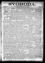 Newspaper: Svoboda. (La Grange, Tex.), Vol. 6, No. 51, Ed. 1 Thursday, January 7…