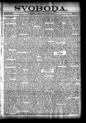 Svoboda. (La Grange, Tex.), Vol. 8, No. 5, Ed. 1 Thursday, February 16, 1893