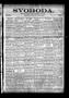 Newspaper: Svoboda. (La Grange, Tex.), Vol. 9, No. 8, Ed. 1 Thursday, March 8, 1…