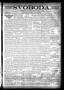 Newspaper: Svoboda. (La Grange, Tex.), Vol. 10, No. 35, Ed. 1 Thursday, Septembe…