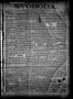 Thumbnail image of item number 1 in: 'Svoboda. (La Grange, Tex.), Vol. 10, No. 52, Ed. 1 Thursday, January 9, 1896'.