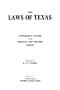 Book: The Laws of Texas, 1920-1921 [Volume 20]