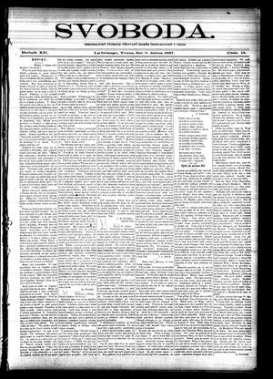 Svoboda. (La Grange, Tex.), Vol. 12, No. 13, Ed. 1 Thursday, April 8, 1897
