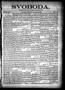 Newspaper: Svoboda. (La Grange, Tex.), Vol. 13, No. 49, Ed. 1 Thursday, December…
