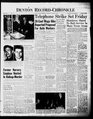 Denton Record-Chronicle (Denton, Tex.), Vol. 43, No. 127, Ed. 1 Thursday, January 10, 1946