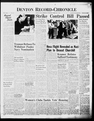 Denton Record-Chronicle (Denton, Tex.), Vol. 43, No. 151, Ed. 1 Thursday, February 7, 1946