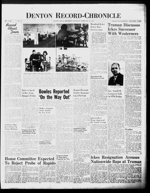 Denton Record-Chronicle (Denton, Tex.), Vol. 43, No. 157, Ed. 1 Thursday, February 14, 1946