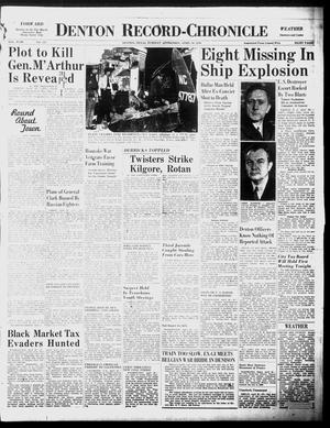 Denton Record-Chronicle (Denton, Tex.), Vol. 43, No. 221, Ed. 1 Tuesday, April 30, 1946