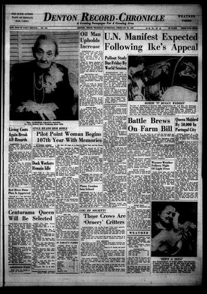 Denton Record-Chronicle (Denton, Tex.), Vol. 54, No. 173, Ed. 1 Thursday, February 21, 1957