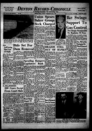 Denton Record-Chronicle (Denton, Tex.), Vol. 54, No. 235, Ed. 1 Tuesday, May 7, 1957