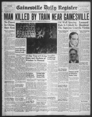 Gainesville Daily Register and Messenger (Gainesville, Tex.), Vol. 47, No. 290, Ed. 1 Wednesday, November 3, 1937