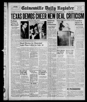 Gainesville Daily Register and Messenger (Gainesville, Tex.), Vol. 49, No. 37, Ed. 1 Tuesday, September 13, 1938