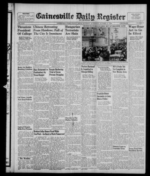 Gainesville Daily Register and Messenger (Gainesville, Tex.), Vol. 49, No. 71, Ed. 1 Saturday, October 22, 1938