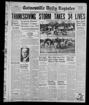 Gainesville Daily Register and Messenger (Gainesville, Tex.), Vol. 49, No. 100, Ed. 1 Friday, November 25, 1938