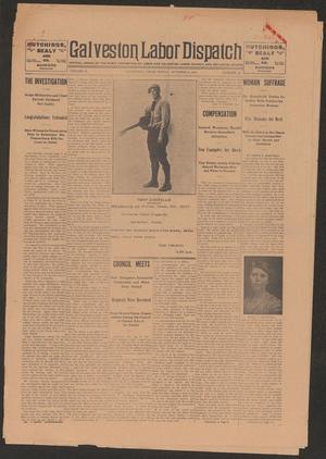 Galveston Labor Dispatch (Galveston, Tex.), Vol. 2, No. 13, Ed. 1 Friday, October 17, 1913