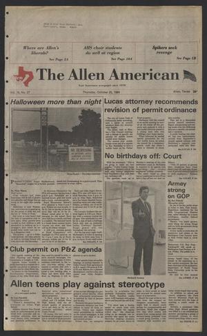 The Allen American (Allen, Tex.), Vol. 16, No. 27, Ed. 1 Thursday, October 25, 1984