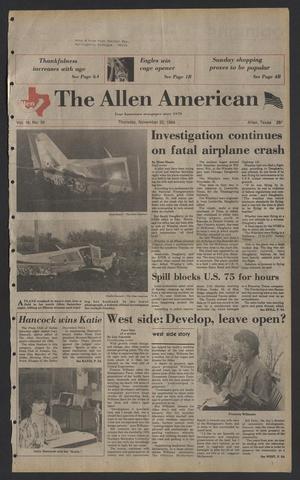 The Allen American (Allen, Tex.), Vol. 16, No. 35, Ed. 1 Thursday, November 22, 1984