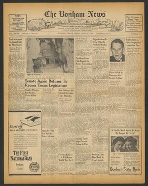 The Bonham News and Fannin County Favorite (Bonham, Tex.), Vol. 74, No. 51, Ed. 1 Friday, June 27, 1941