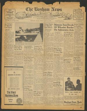 The Bonham News and Fannin County Favorite (Bonham, Tex.), Vol. 74, No. 55, Ed. 1 Friday, July 25, 1941