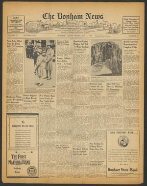 The Bonham News and Fannin County Favorite (Bonham, Tex.), Vol. 75, No. 10, Ed. 1 Friday, October 3, 1941