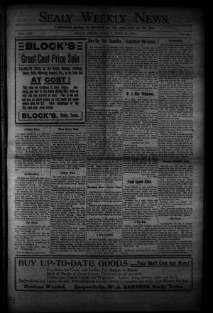Sealy Weekly News. (Sealy, Tex.), Vol. 21, No. 37, Ed. 1 Friday, June 19, 1908