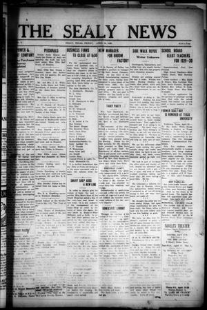 The Sealy News (Sealy, Tex.), Vol. [42], No. 9, Ed. 1 Friday, April 26, 1929
