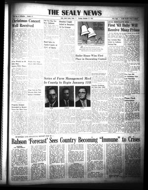 The Sealy News (Sealy, Tex.), Vol. 74, No. 42, Ed. 1 Thursday, December 27, 1962