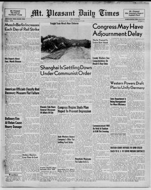 Mt. Pleasant Daily Times (Mount Pleasant, Tex.), Vol. 31, No. 53, Ed. 1 Friday, May 27, 1949