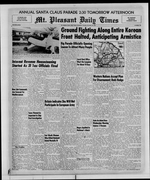 Mt. Pleasant Daily Times (Mount Pleasant, Tex.), Vol. 32, No. 182, Ed. 1 Wednesday, November 28, 1951