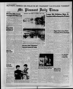Mt. Pleasant Daily Times (Mount Pleasant, Tex.), Vol. 32, No. 226, Ed. 1 Thursday, January 31, 1952