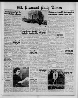 Mt. Pleasant Daily Times (Mount Pleasant, Tex.), Vol. 32, No. 229, Ed. 1 Tuesday, February 5, 1952