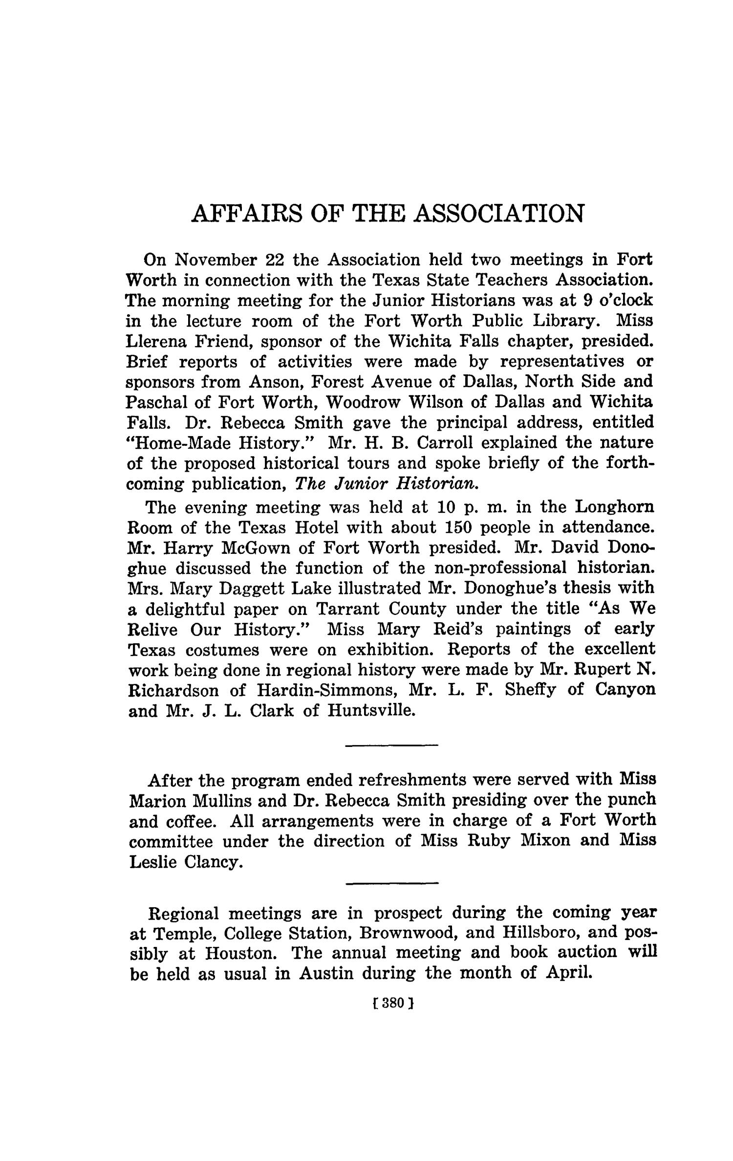 The Southwestern Historical Quarterly, Volume 44, July 1940 - April, 1941
                                                
                                                    380
                                                
